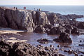 Le Pouliguen en janvier 2000. Marée noire de l'Erika.
Loire Atlantique.
Bretagne / Pays de Loire Le Pouliguen Bretagne Pays de Loire marée noire Erika janvier falaises 2000 pollution catastrophe naufrage économie tourisme paysage sable rochers 